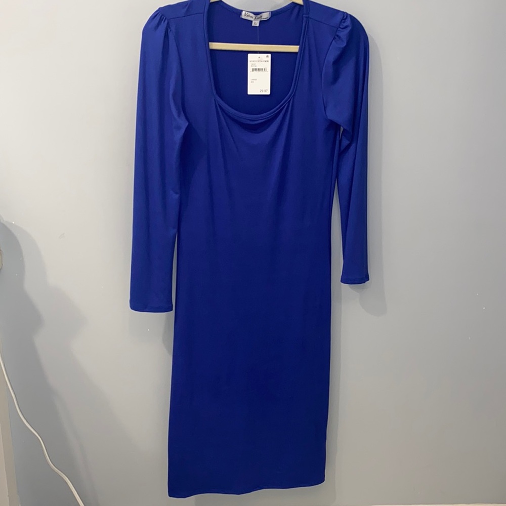 Blue midi Dress